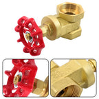 1-1/2" NPT 200psi Brass Gate Valve Rotary Globe Valve DN40 Female Threaded New