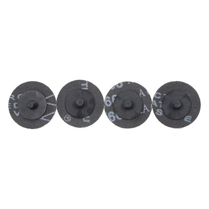 150 Pcs 2 Inch Torque Sanding Discs 60 Grit Roll Lock Die Grinder Sanding Discs
