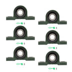 6�� UCP204-12 Pillow Block Mounted Ball Bearing 3/4" Bore Cast Iron Base