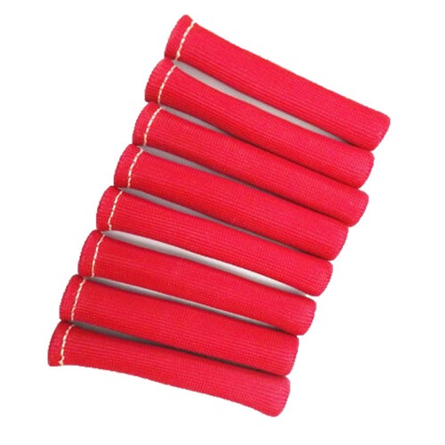 Red 1200°Spark Plug Wire Boots Heat Shield Protector Sleeve SBC BBC 350 454