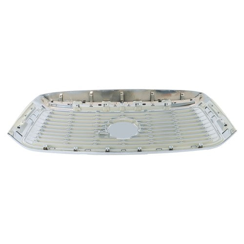 Front Bumper Upper Grille Chrome New For Toyota Tundra 2010-2013 Plastic Durable