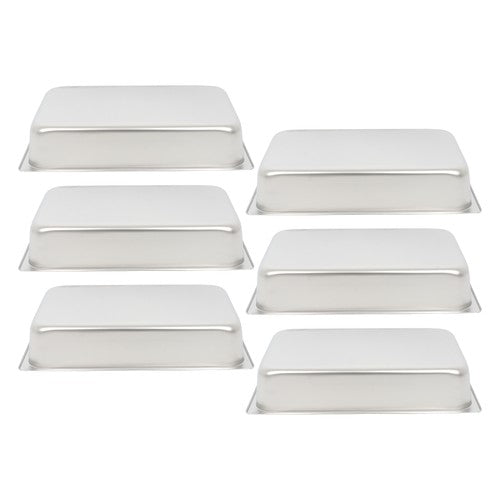 4 Inch Deep Restaurant Steam Table Pans 6 Pack Full Size Without Lid