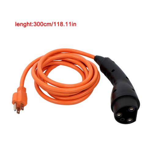 Golf Cart 120V Charger Power Cord 3 Pin Fits For Evolution ICON EV Golf Cart