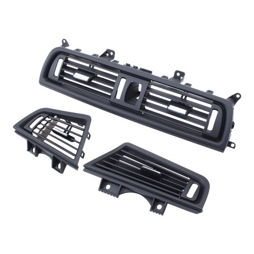 3X Front Air Grille Center Dash AC Vent Set For BMW F10 F11 520i 528i 550i 535i
