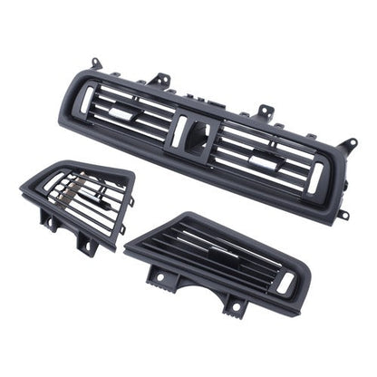 3X Front Air Grille Center Dash AC Vent Set For BMW F10 F11 520i 528i 550i 535i