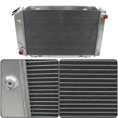 3 Row Full Aluminum Racing Radiator For Ford Mustang GT/LX AT/MT V6/V8 79 80-93