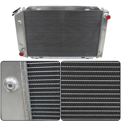 3 Row Full Aluminum Racing Radiator For Ford Mustang GT/LX AT/MT V6/V8 79 80-93
