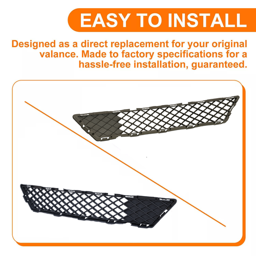 Front Lower Bumper Black Mesh Grille For 2015 16 Nissan Versa Note SR Hatchback