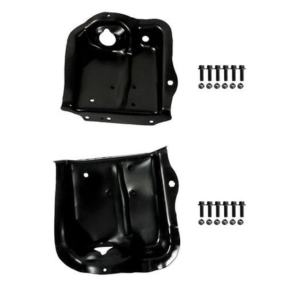 For Ford F-150 1980-1996 Front Coil Spring Tower Shock Mount RH&LH Black Set 2Pc