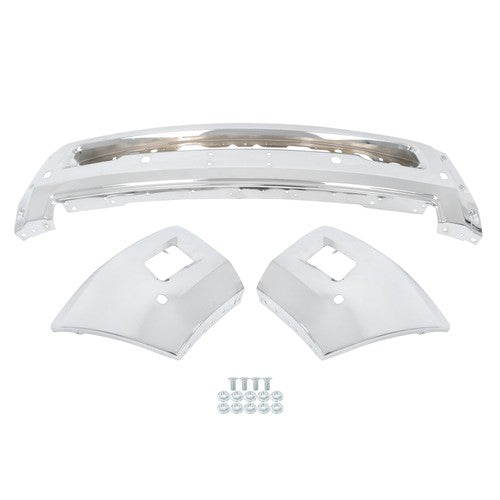 For RAM 2500 3500 2010-2018 Split Style Steel Front Bumper Face Bar Replacement