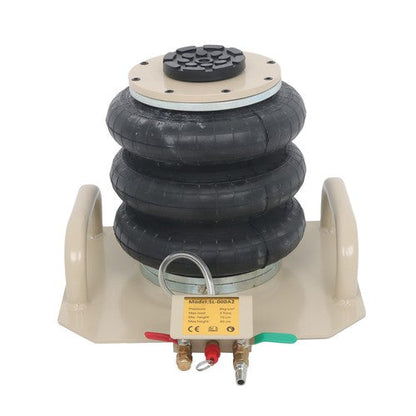 Air Jack 3 Ton/6600lbs Pneumatic Triple Bag Air Jack w/ Side Handles & Six Steel