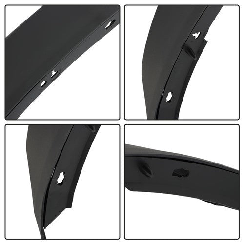 New Plastic Black Wide Wheel Lip Fender Flares Fit For Ford Bronco 2021-2024