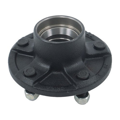 2 Pack 5-lug 5'' wheel hub kits & 8.25-inch round #84 Spindles -7 Pieces/set