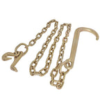 Grade 70 Wrecker Tow Chain 5/16 x 6 FT 15" Axle J Hook Hook Rollback Carrier USA