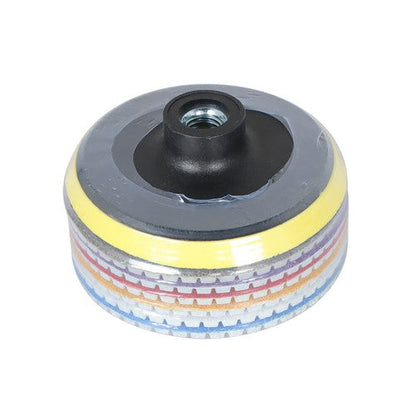 7PCS 4 Inch Set Wet Dry Diamond Polishing Pads For Granite Concrete Marble Stone