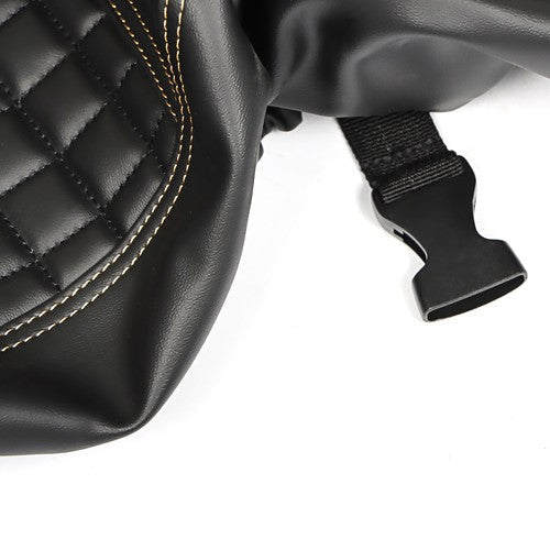 Black Rear Seat Cover Kit Golf Carts For Club Car/E-Z-Go/Yamaha Universal Size