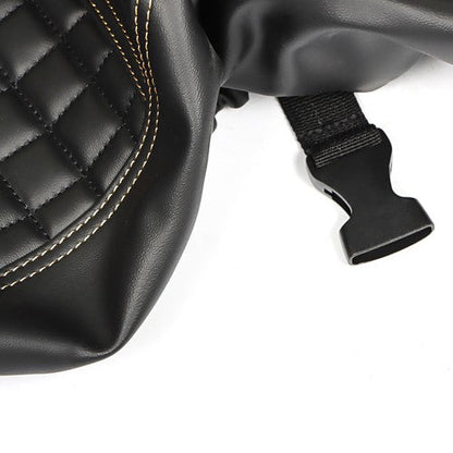Black Rear Seat Cover Kit Golf Carts For Club Car/E-Z-Go/Yamaha Universal Size
