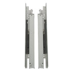 4 Pairs Undermount Drawer Slides 15 inch Undermount Soft Close Drawer Slides