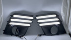 LED Daytime Running Light Turn Signal Fog Lamp Cover For 2022-24 Subaru Forester