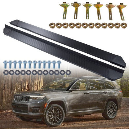 Grand Cherokee L 3 Row Side Step Running Boards for 2021 2022 2023 2024 2025