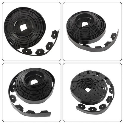 L-shaped Landscape Edging Border Kit 40 FT No-Dig Garden Edge Lawn Border