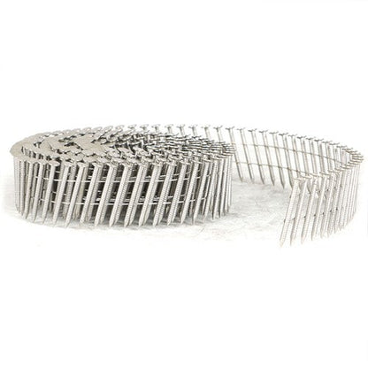 3600Pcs 15 Degree Wire Coil 1-1/4” ×.09” Ring Shank Stainless Steel Siding Nails