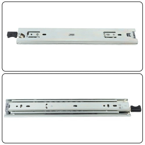 1 Pair 12 Inch 150 Lb Capacity Heavy Duty Locking Drawer Slides