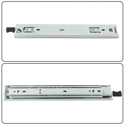 1 Pair 12 Inch 150 Lb Capacity Heavy Duty Locking Drawer Slides