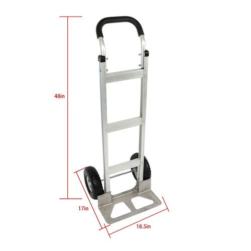 Aluminum 500Lbs Hand Truck Magliner Trolley Dolly 14"×7-1/2" Diecast Nose Plate
