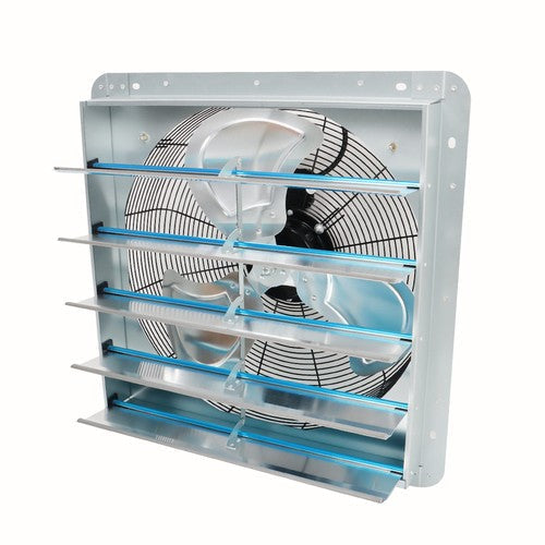 20'' Shutter Exhaust Fan Aluminum High Speed Wall Mounted Greenhouse Garage USA