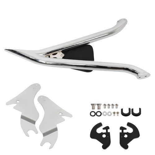 For CVO Touring Road King Glide Street Chrome 22'' Backrest Sissy Bar New