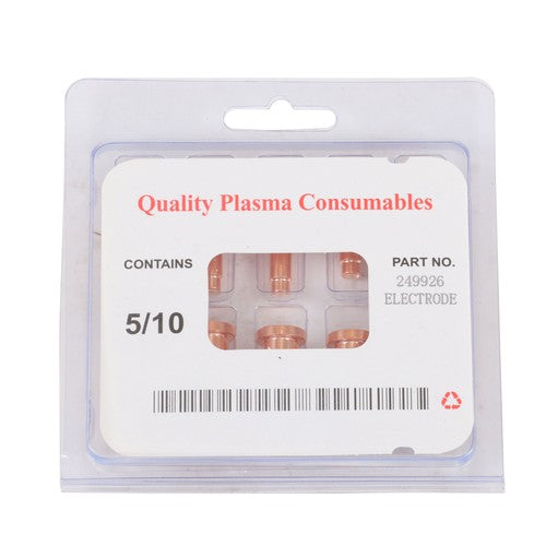 10Pcs Plasma Electrode 249926 Tip 249928 Nozzle for Miller XT40 XT30 XT30C Torch