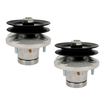 2Pcs Lawn Mower Spindle Assembly For John Deere AM108925 AM107590 38" Deck