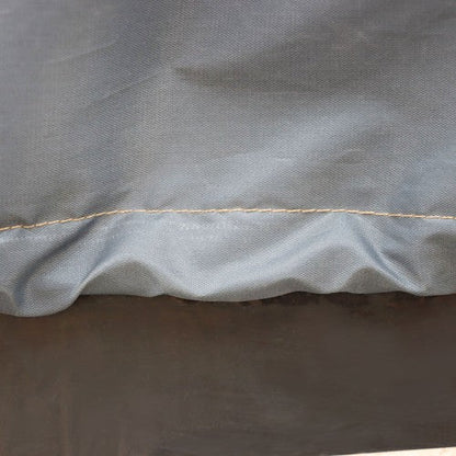 V-HULL BOAT COVER WATERPROOF TRAILERABLE FISHING SKI BASS 210D 17-19FT GRAY