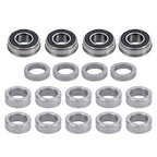 3.4' Axle Hole For Lawn Mower Solid Tire 2-Pack 13X5.00-6 Tire & Wheel Flat Free