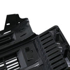 Platinum Front Upper Grille Gloss Black For Ford F250 F350 Super Duty 2017-2019