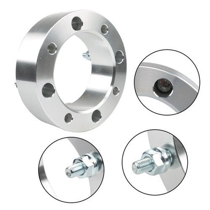 For Can-Am Outlander Renegade 4x137 2" 110mm M10x1.25 4Pcs Silver Wheel Spacers