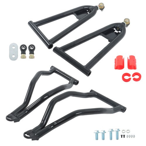 High Clearance 1.5" Forward A-Arm - BLACK For Polaris RZR S 800 / 4 800