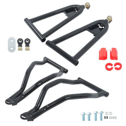 High Clearance 1.5" Forward A-Arm - BLACK For Polaris RZR S 800 / 4 800