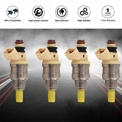 4x Fuel Injector INP-470 15710-58B00 for Suzuki Sidekick X-90 Tracker 1.6L 92-98