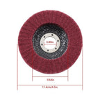 10 Pcs 4-1/2" Scour Flap Discs 320 & 600 Grit Sanding Discs for Angle Grinder