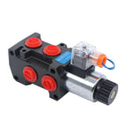 13GPM Hydraulic Adjustable Variable Flow Control Valve 6 Port 12V DC New