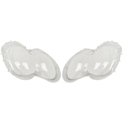 1 Pair Clear Front Headlight Lens Cover for Mercedes Benz W230 2003 2008