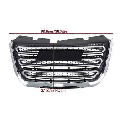 New Chrome Plastic Front Upper Bumper Grille Fit For GMC Terrain SLT 2016 2017
