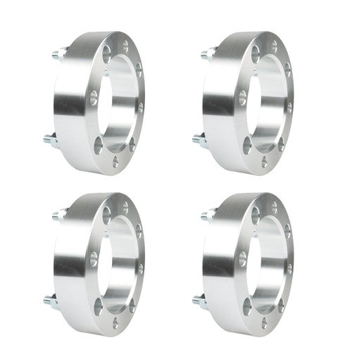 For 1991-1996 Kawasaki Mule 500 Silver X4 4x137 Wheel Spacer 1.5" 110mm M10x1.25