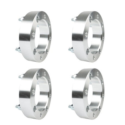 For 1991-1996 Kawasaki Mule 500 Silver X4 4x137 Wheel Spacer 1.5" 110mm M10x1.25