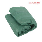 Dark Green 5FT by 50FT Heavy Duty Garden Privacy Fence Barrier Net With Zip Ties