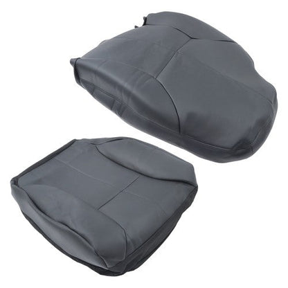 Black Driver Bottom & Top Seat Cover For Dodge Ram 1500 2500 3500 SLT 1998-2002
