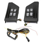 LED Fog Lights For 2019 2020-2024 Toyota Rav4 Adventure/TRD 4-Eyes Bi-color Lamp