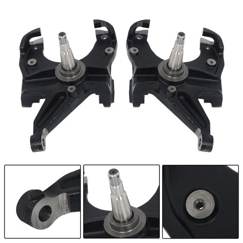 For Chevrolet C10 1975 1976-1986 1987 Drop Lowering Spindles kit w/ 1" Rotor
